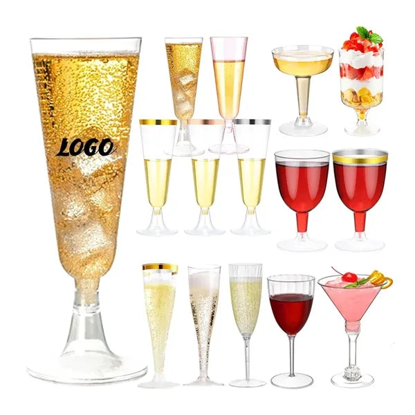 Clear Plastic Champagne Cup For Wedding Party
