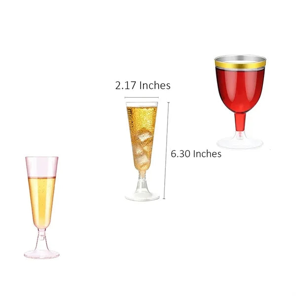 Clear Plastic Champagne Cup For Wedding Party