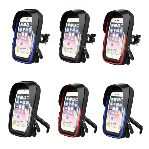 6.4 inch Universal Waterproof Bicycle Phone Handlebar Mount