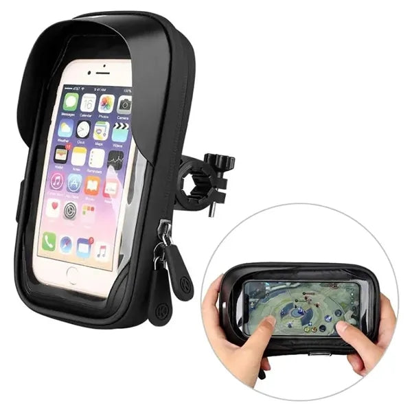6.4 inch Universal Waterproof Bicycle Phone Handlebar Mount