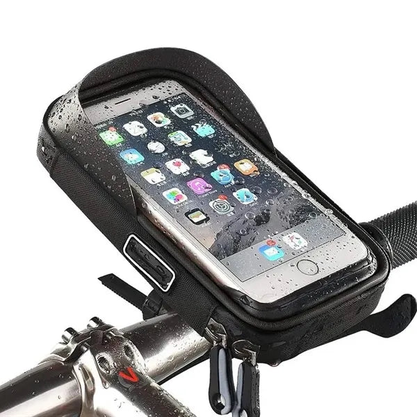 6.4 inch Universal Waterproof Bicycle Phone Handlebar Mount