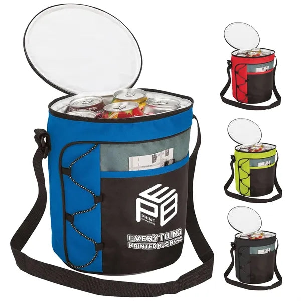 Oxford Insulated Round Cooler Bag