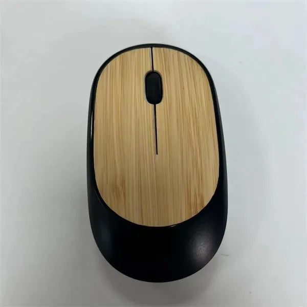 2.4G Wireless Bamboo Top Mouse with Silent Click for Office