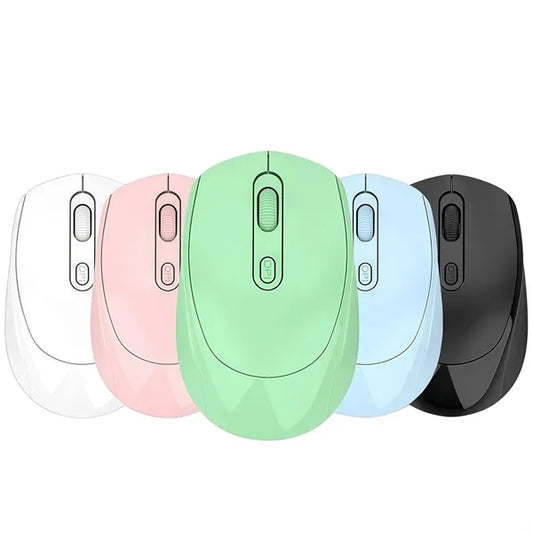Dual Mode Silent Wireless Mouse with Type C Charging Office