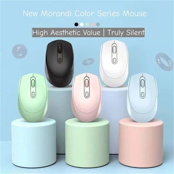 Dual Mode Silent Wireless Mouse with Type C Charging Office