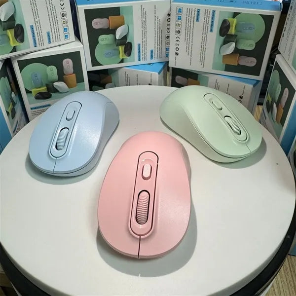 Dual Mode Silent Wireless Mouse with Type C Charging Office