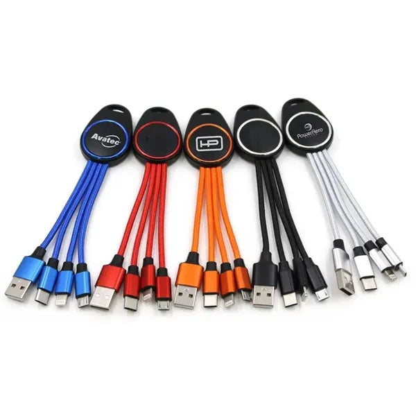 4-in-1 LED Light Up Charging Cable