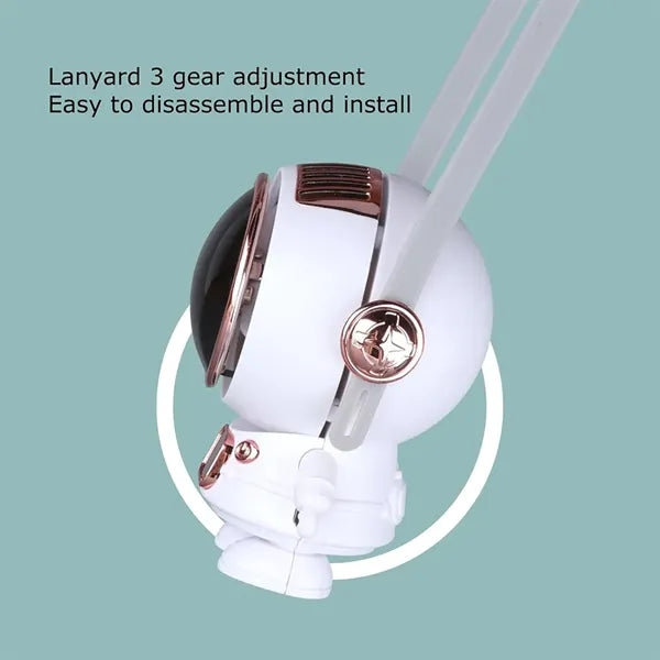 Astronaut Portable Neck And Handheld Fan With 5 Speed