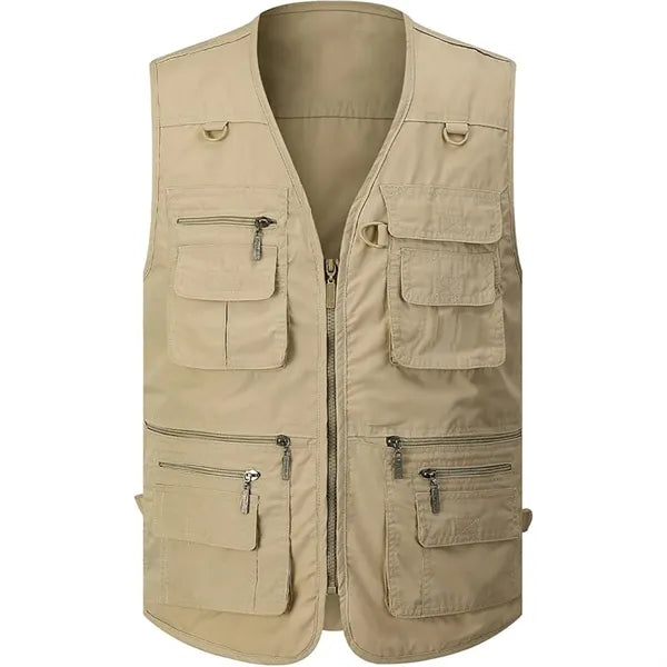 Multi Pocket Men's Outdoor Work Hunting Vest