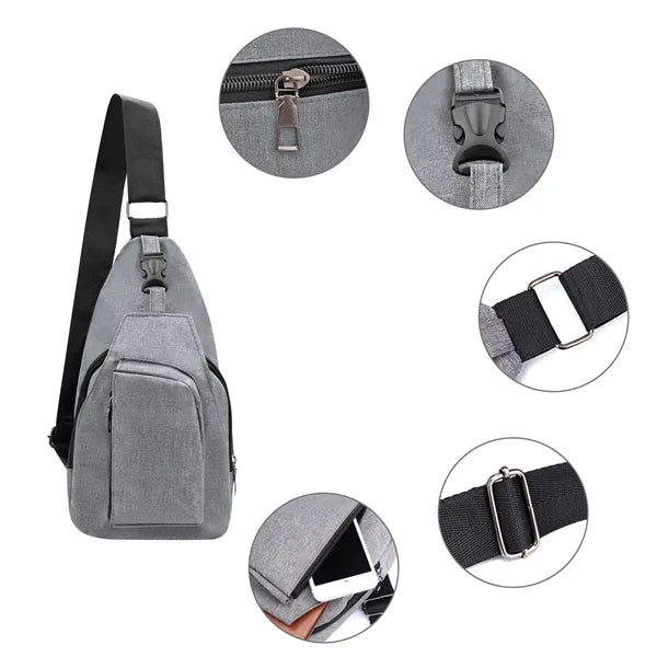 Travel Crossbody Sling Bag Bakcpack 11.8"x7"x3"