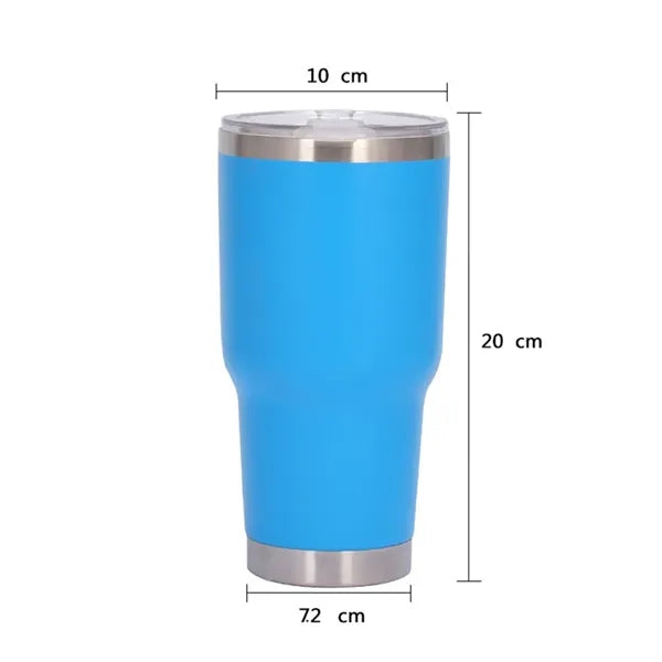 30oz Stainless Steel Tumbler with Lid