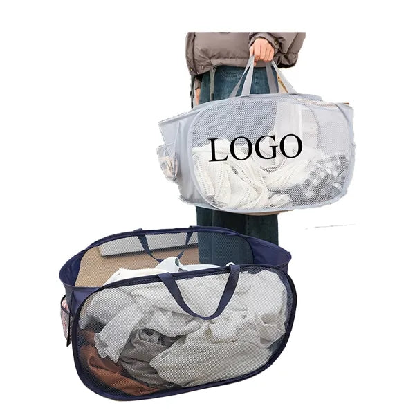 Space-Saving Foldable Laundry Hamper Bathroom Storage