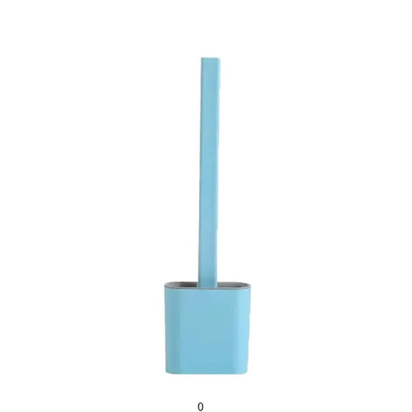 Durable Wall Mounted Silicone Toilet Brush Cleaning Tool