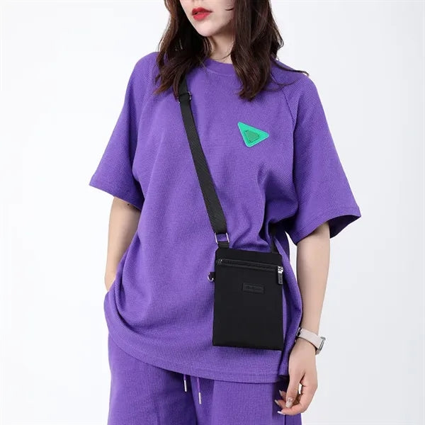Square Nylon Water Resistant Multi Wear Crossbody Bag