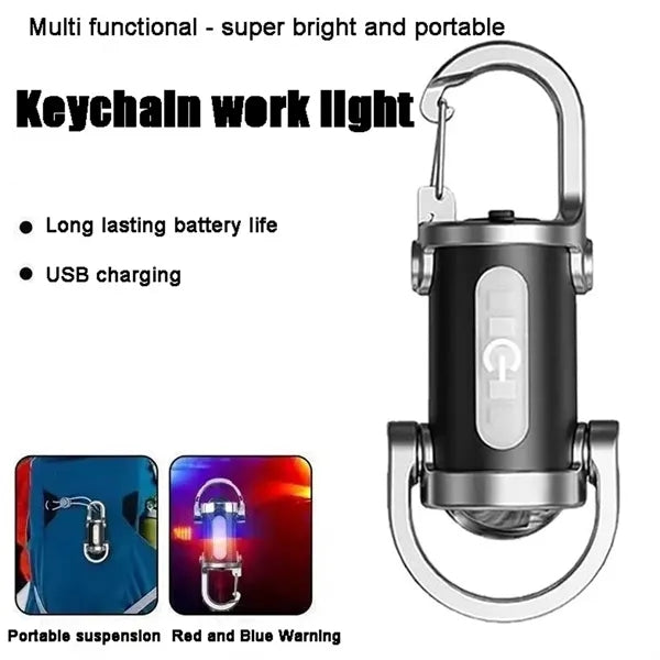 Multi-Functional Mini Keychain Light