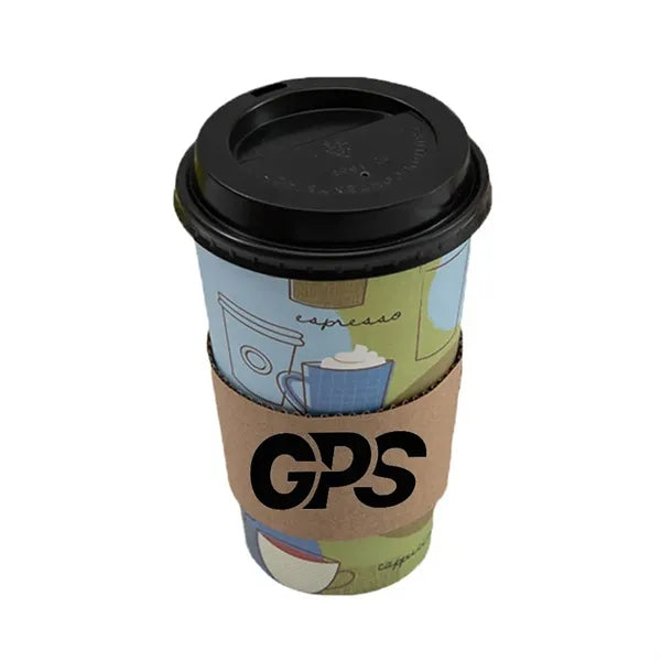 Disposable Kraft Paper Coffee Cup Sleeve