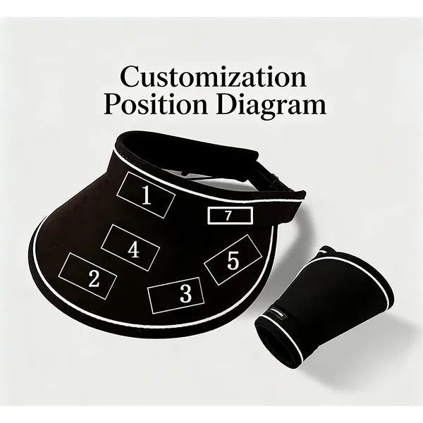 Foldable customizable travel sun hat