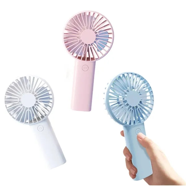 Compact Mini Fan with Integrated Phone Stand