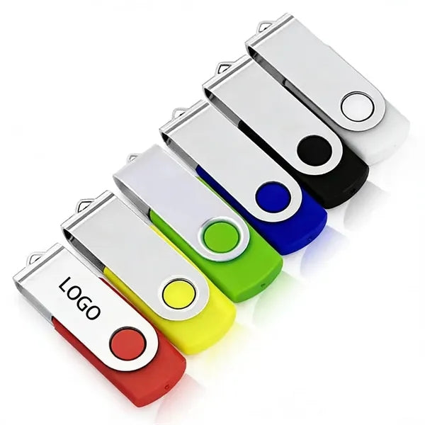 Logo 8GB Rotating USB Flash Drive