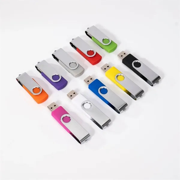 Logo 8GB Rotating USB Flash Drive