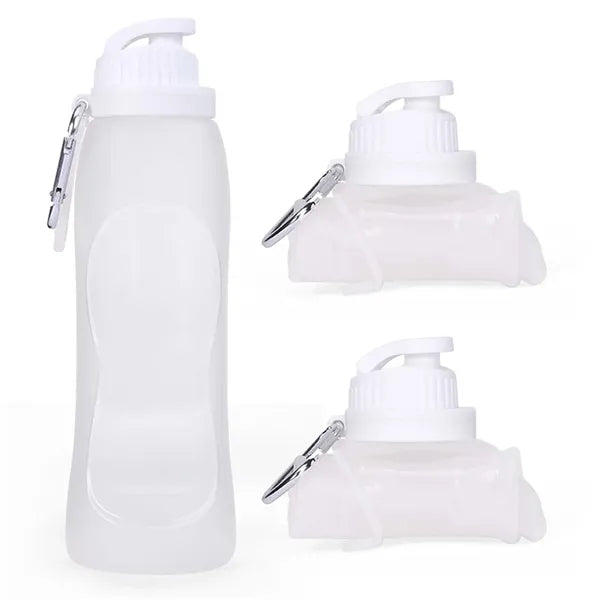 17 oz Silicone Collapsible Water Bottle