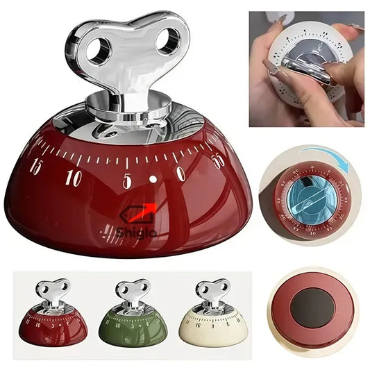 Retro Kitchen Magnetic Mechanical Timer