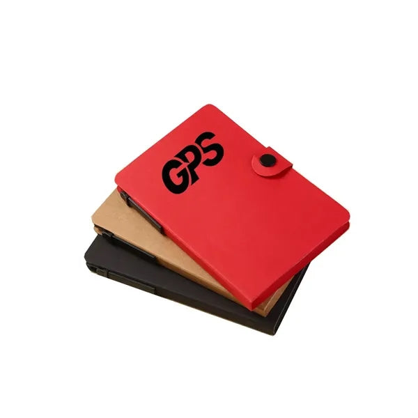 Eco-Friendly Kraft Notebook with Ballpoint Pen