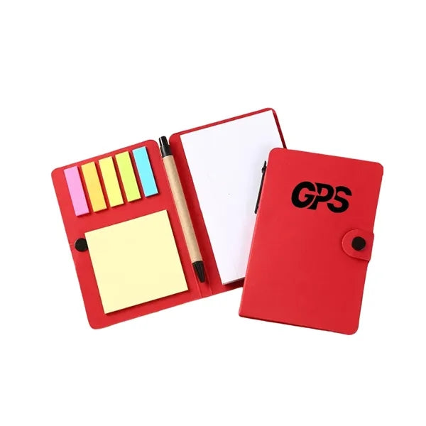 Eco-Friendly Kraft Notebook with Ballpoint Pen