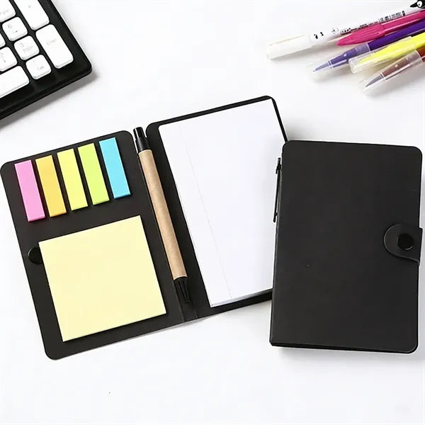 Eco-Friendly Kraft Notebook with Ballpoint Pen