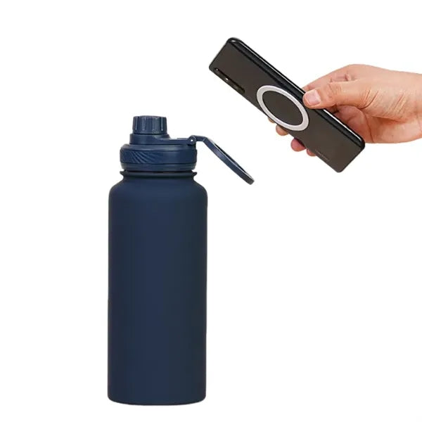 34oz Large Magnetic Phone Holder Tumbler