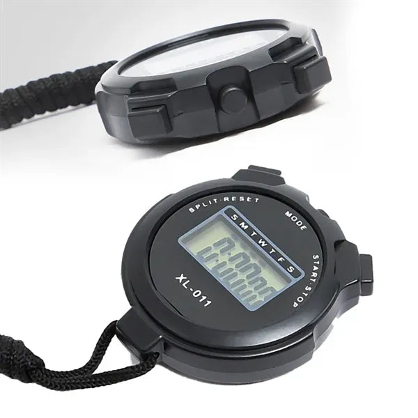 Multi-functional outdoor digital stopwatch with lanyard