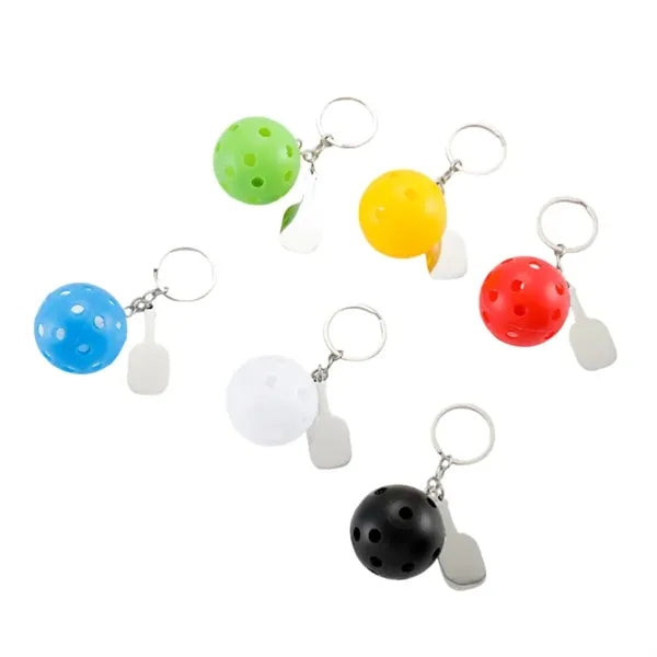 Pickleball Paddle Keychain