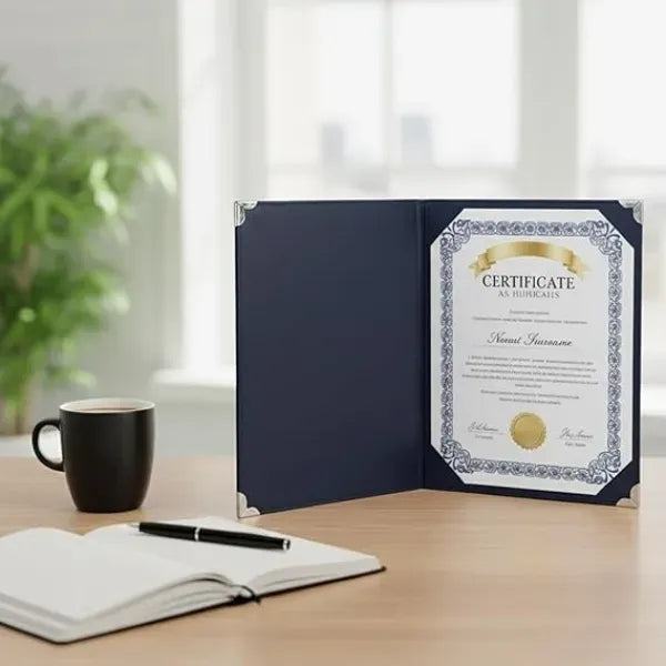 Certificate Holder 8.5 x 11" Leather Diploma Cover