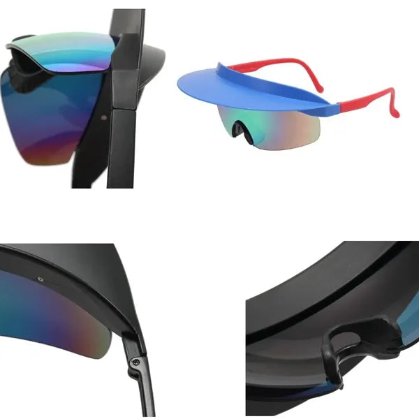 Outdoor Travel Cycling Unisex Visor Sports Hat Sunglasses