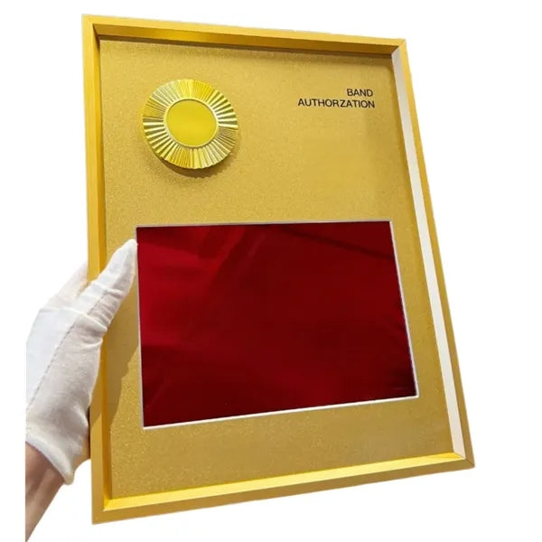 Award Plaque Premium Aluminum Alloy Trophy Medal