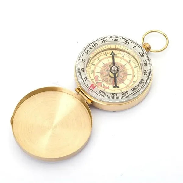 Copper Luminous Compass with Cover