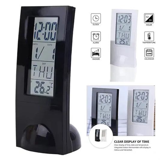 Transparent LED Digital Alarm Clock