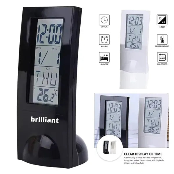 Transparent LED Digital Alarm Clock