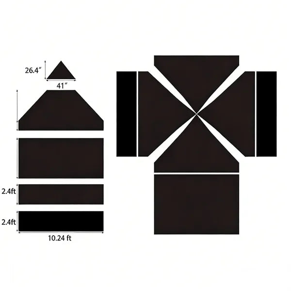 10ft x 10ft Outdoor Exhibition Tent