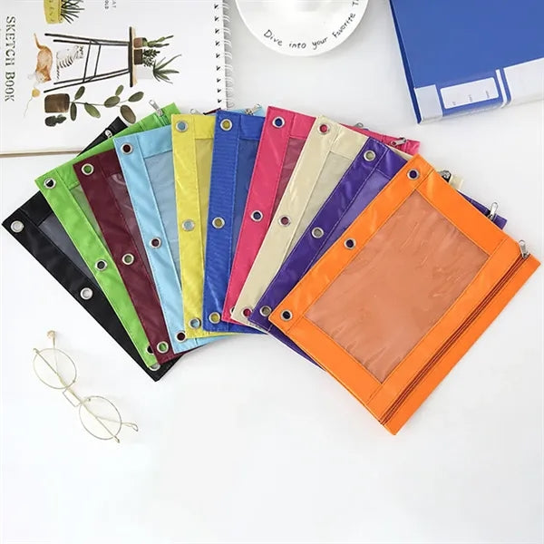 Oxford 3 Holes Pencil Pouch