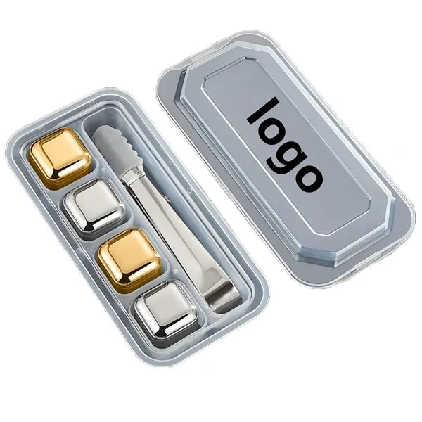 Stainless Steel Ice Cube Set