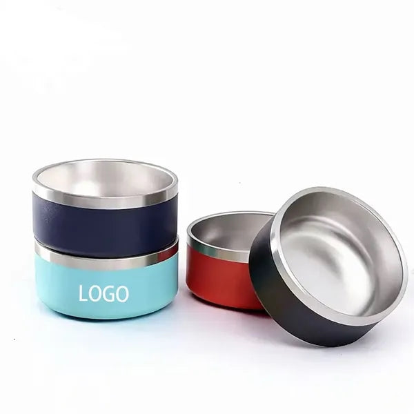Logo Stainless Steel Pet Bowl