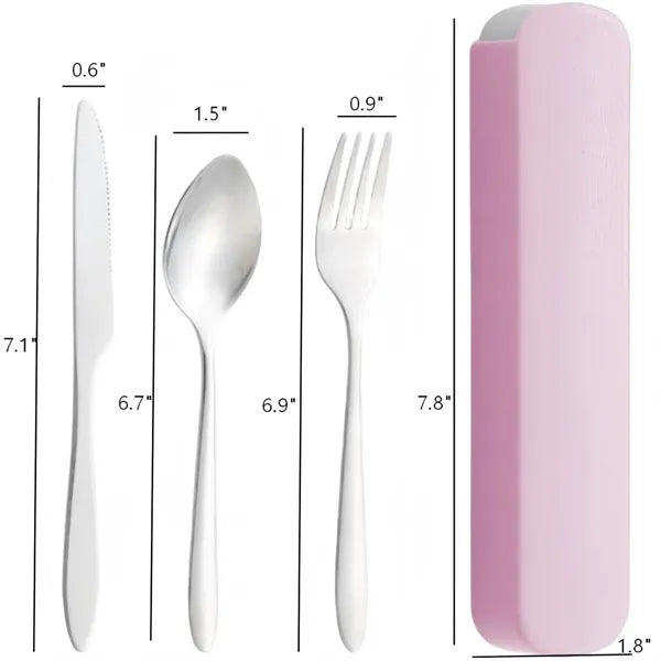 Three-Piece Stainless Steel Cutlery Set