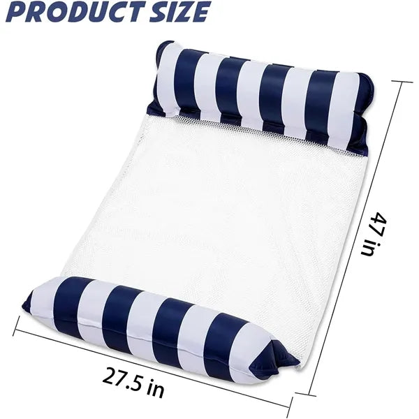 Portable Two-tube Inflatable Floating Bed