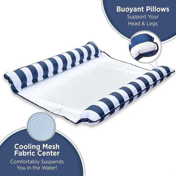 Portable Two-tube Inflatable Floating Bed