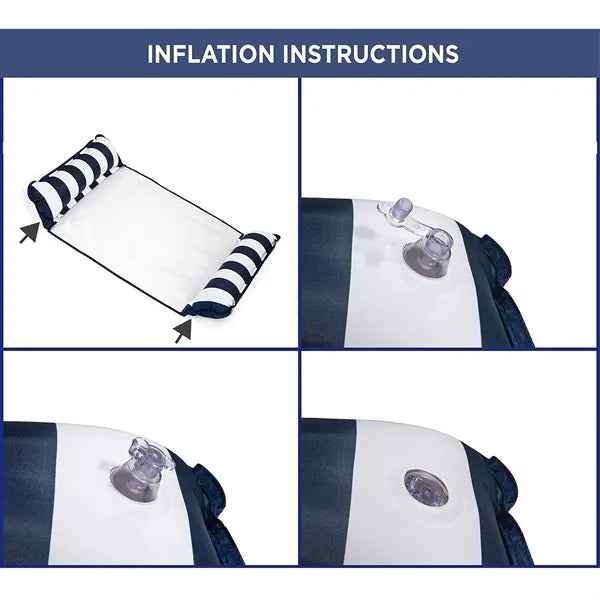 Portable Two-tube Inflatable Floating Bed
