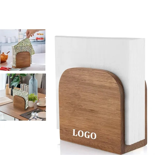 Upright Wooden Napkin Dispenser