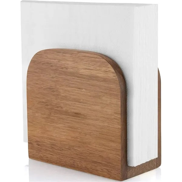 Upright Wooden Napkin Dispenser