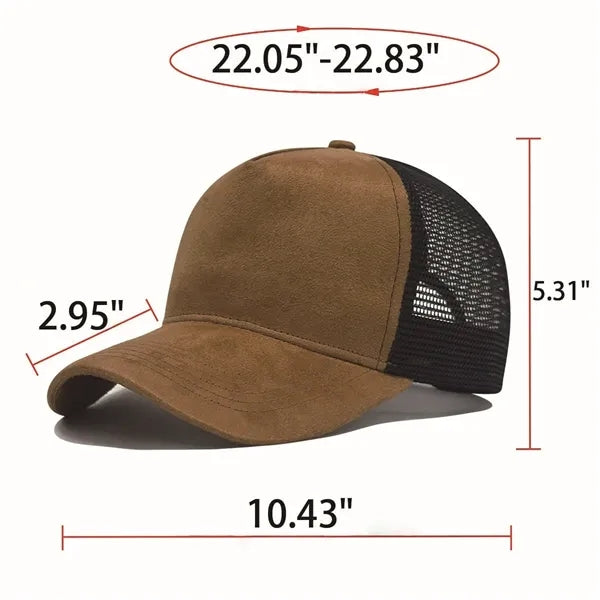 Outdoor Suede Mesh Hat