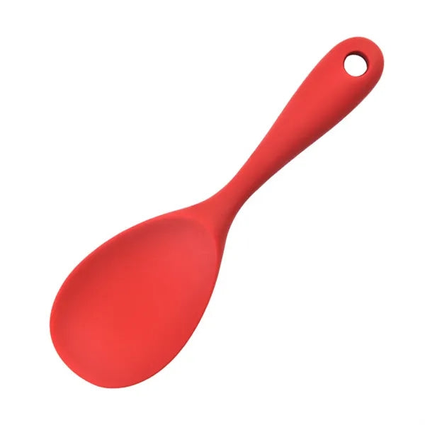 8.8in Colorful Silicone Rice Spoon Non Stick for Kitchen